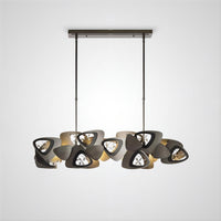 DAGMAR Linear Chandelier by Lampadom - side view