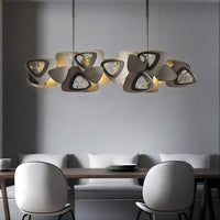DAGMAR Linear Chandelier by Lampadom - side view
