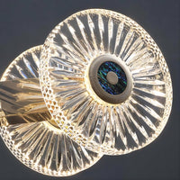 DAMIANA Linear Chandelier by Lampadom - side view
