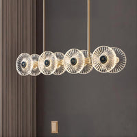DAMIANA Linear Chandelier by Lampadom - ambient shot