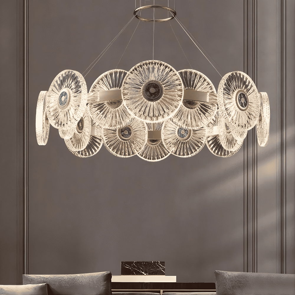DAMIANA Ring Chandelier by Lampadom - top view