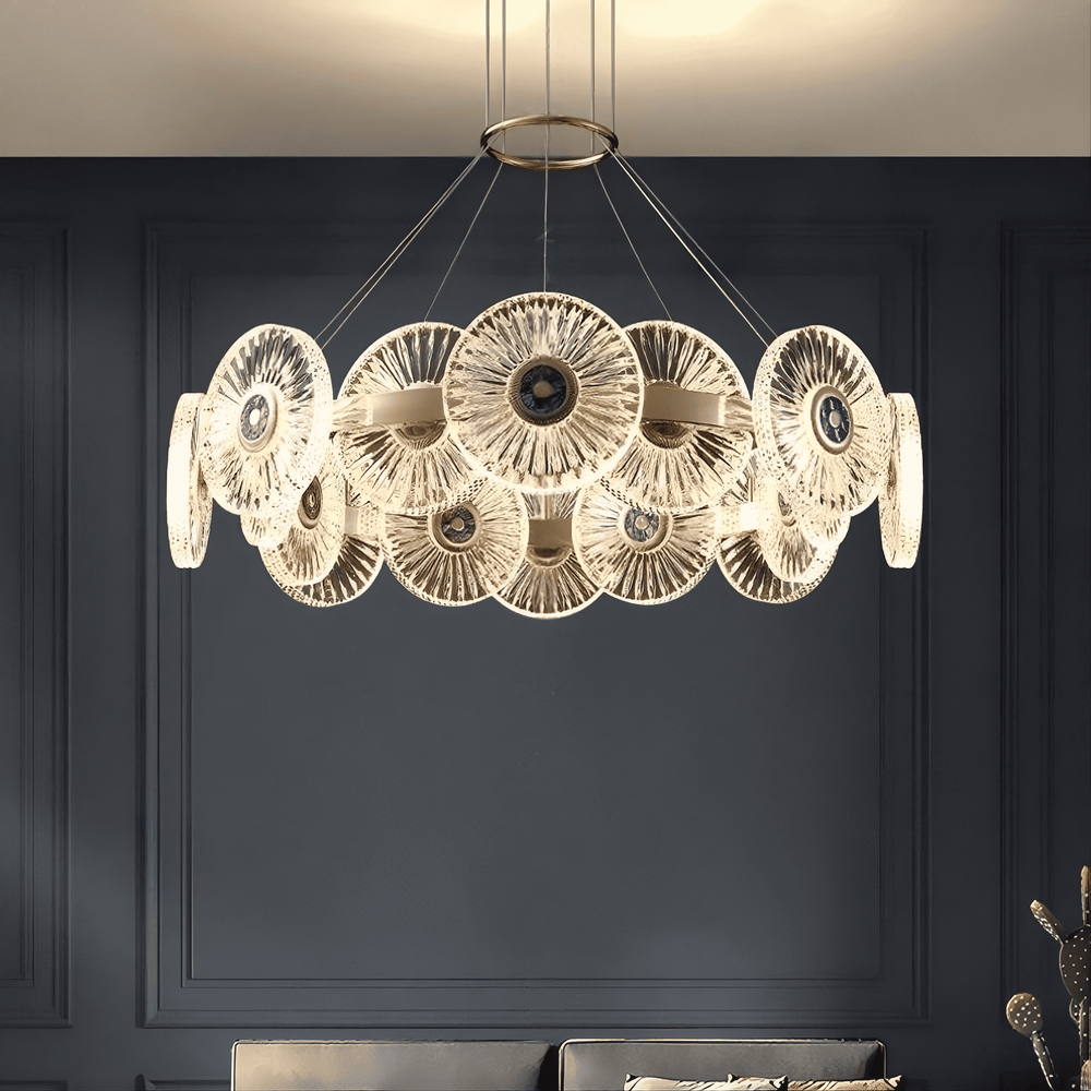 DAMIANA Ring Chandelier by Lampadom - close-up