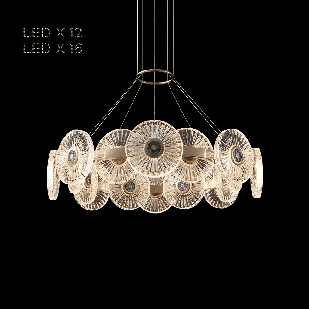DAMIANA Ring Chandelier by Lampadom - close-up