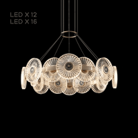 DAMIANA Ring Chandelier by Lampadom - close-up