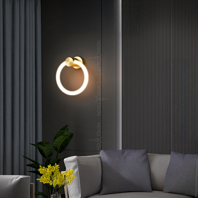 DAMON Wall Light by Lampadom - scale reference