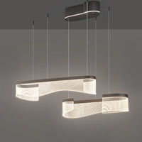 DANELIUS DUO Linear Chandelier by Lampadom - side view