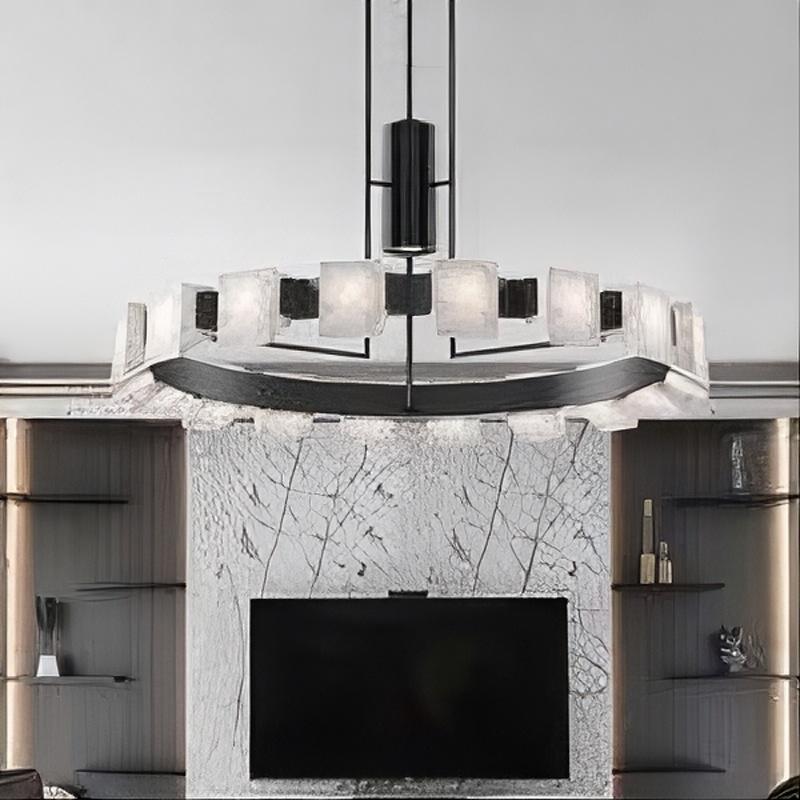 DANIA Ring Chandelier by Lampadom - scale reference
