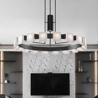 DANIA Ring Chandelier by Lampadom - scale reference