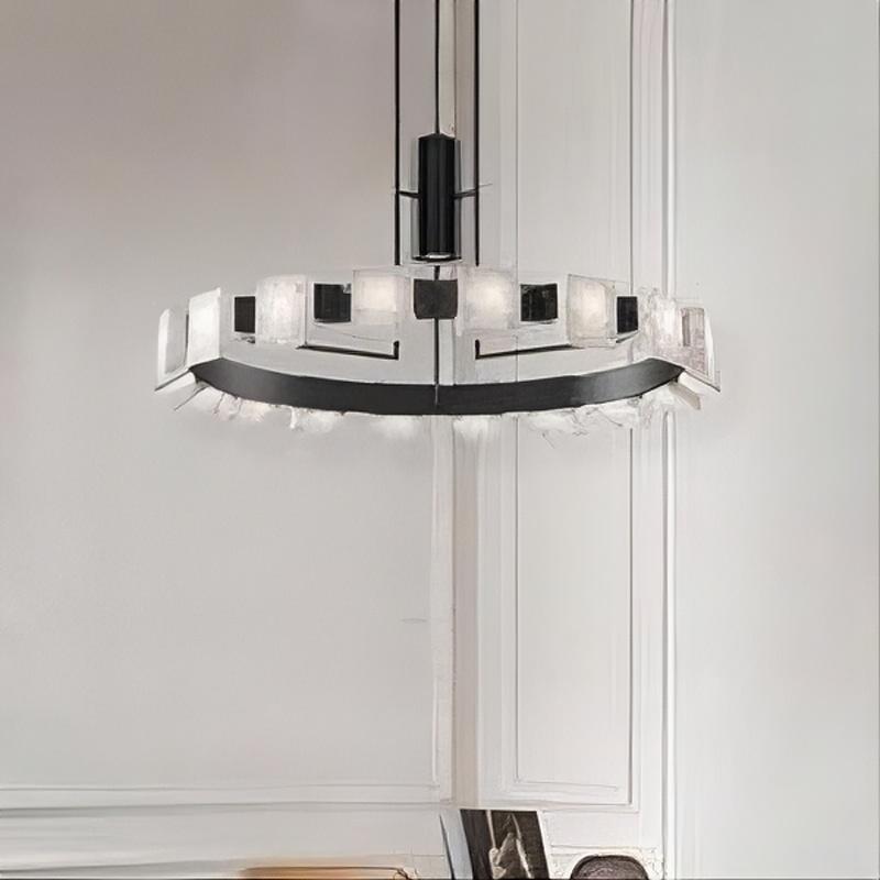 DANIA Ring Chandelier by Lampadom - side view