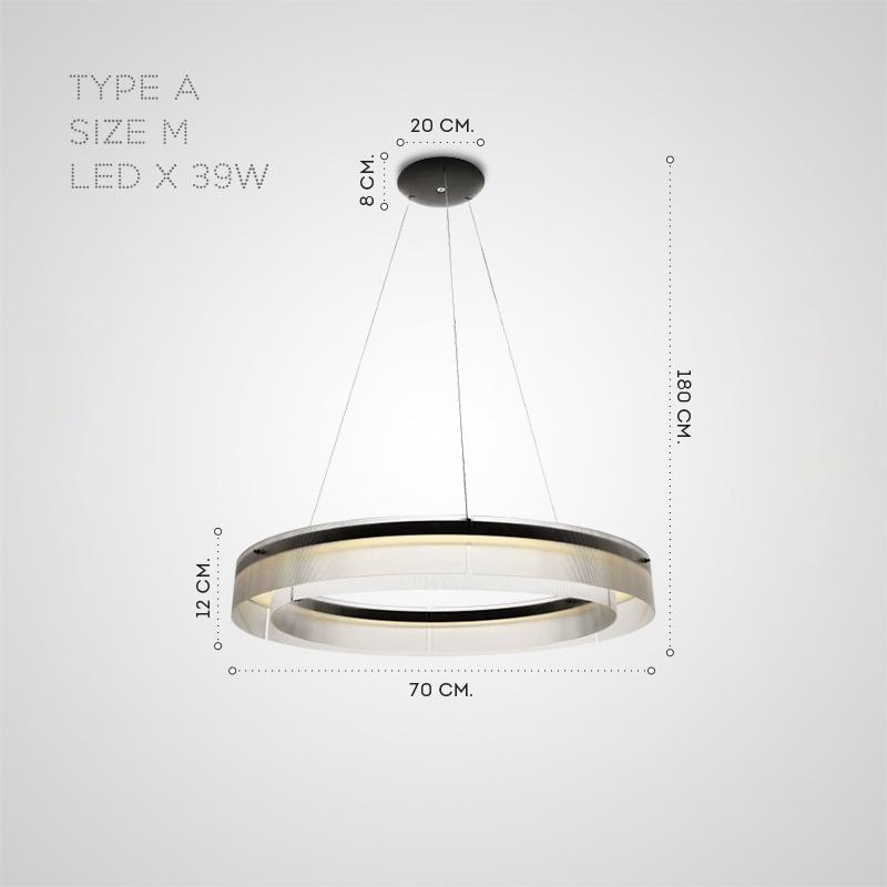 DANKERT Ring Chandelier by Lampadom - angle view