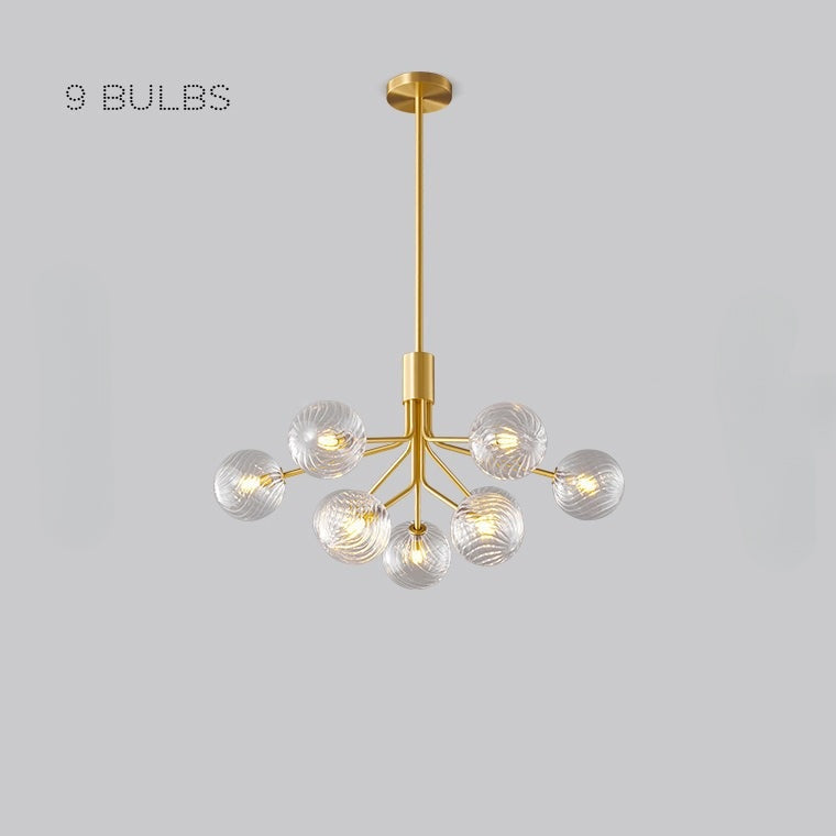 DANNA LUX Chandelier by Lampadom - top view