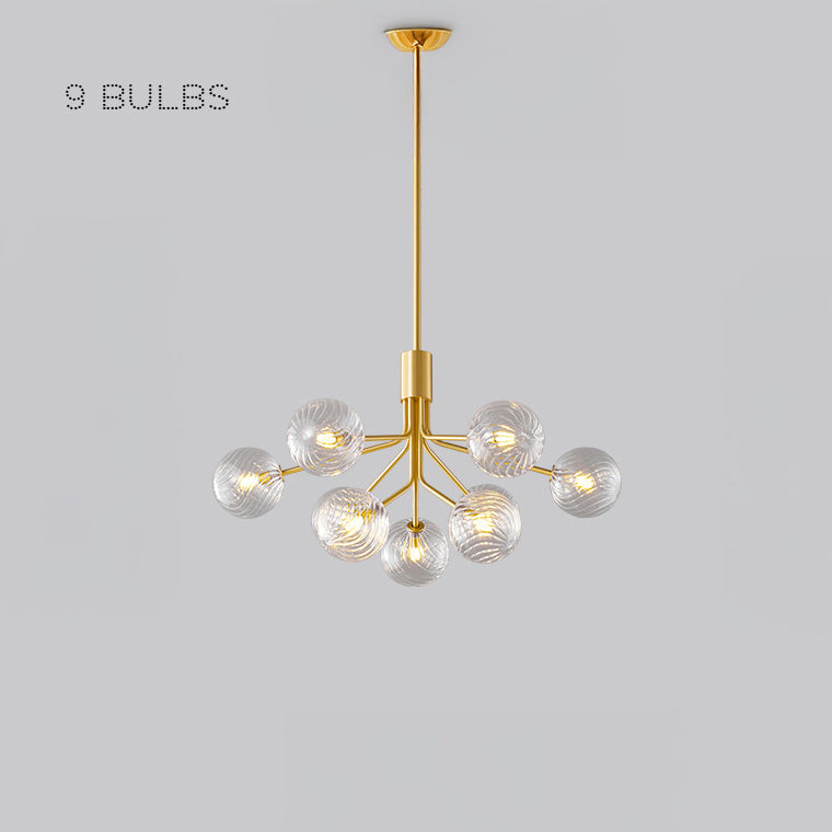 DANNA LUX Chandelier by Lampadom - angle view