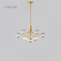 DANNA LUX Chandelier by Lampadom - angle view