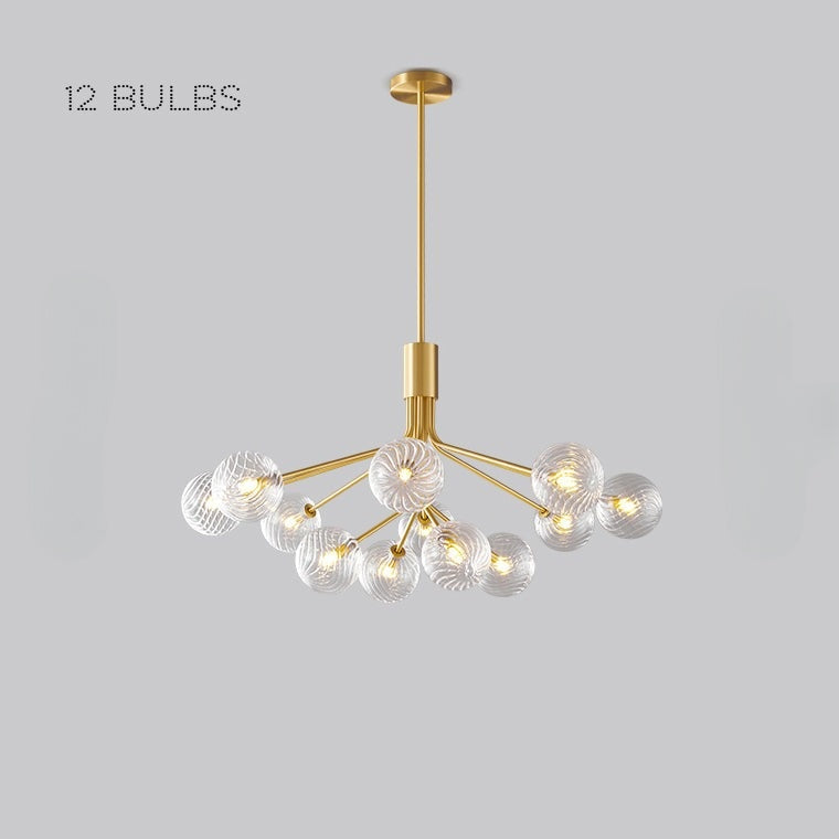 DANNA LUX Chandelier by Lampadom - side view