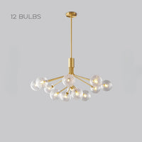 DANNA LUX Chandelier by Lampadom - side view