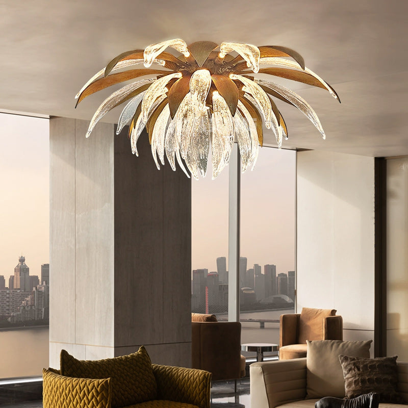 DANTE C Ceiling Chandelier Chandelier in Crystal by Lampadom - room setting