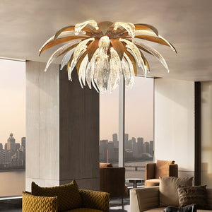 DANTE C Ceiling Chandelier Chandelier in Crystal by Lampadom - room setting