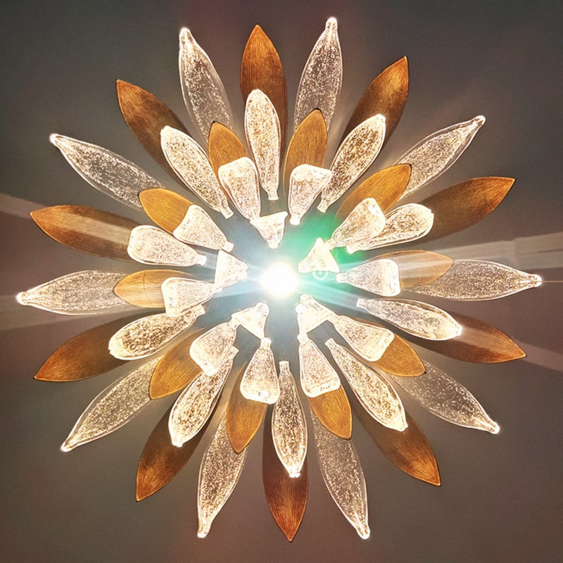 DANTE C Ceiling Chandelier Chandelier in Crystal by Lampadom - room setting