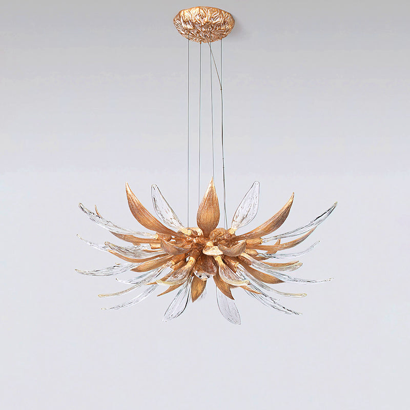 DANTE Chandelier Chandelier in Crystal by Lampadom - side view