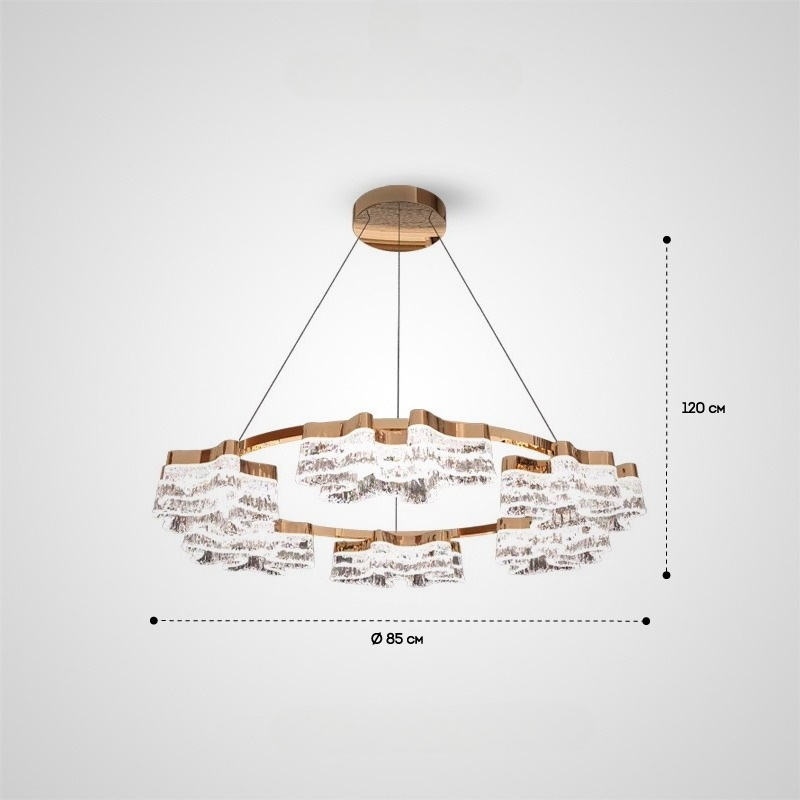 DARREN RING Chandelier by Lampadom - close-up