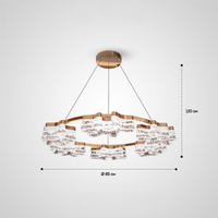 DARREN RING Chandelier by Lampadom - close-up