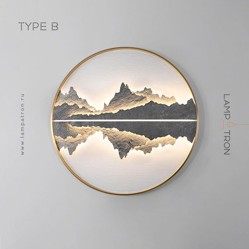 DAWN B Wall Light by Lampadom - scale reference