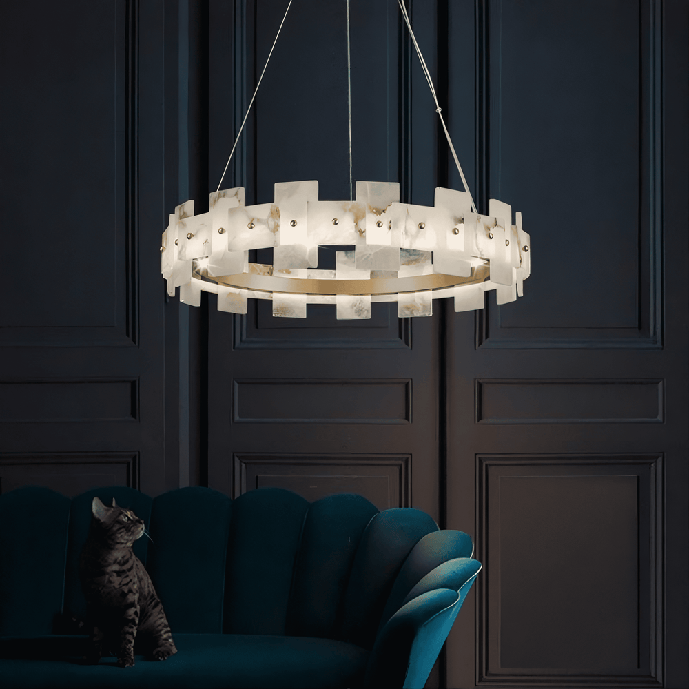 DEBORA B Ring Chandelier by Lampadom - top view