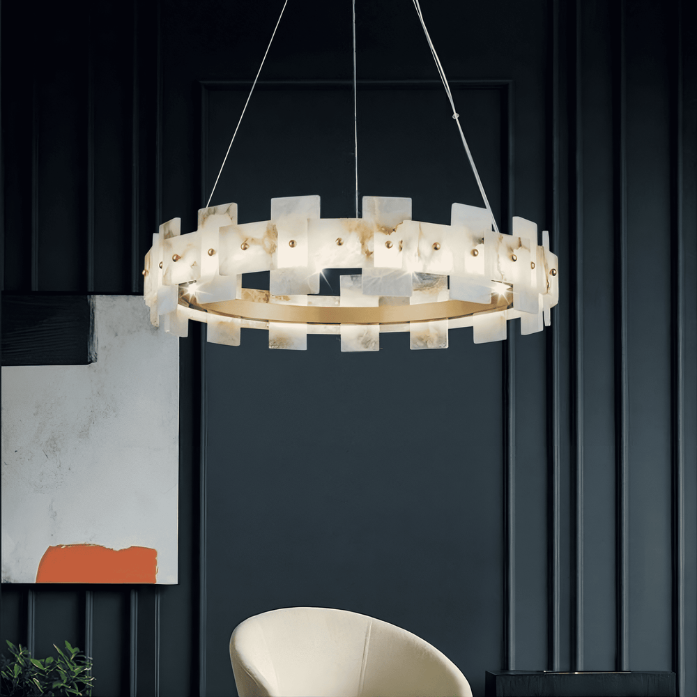 DEBORA B Ring Chandelier by Lampadom - scale reference