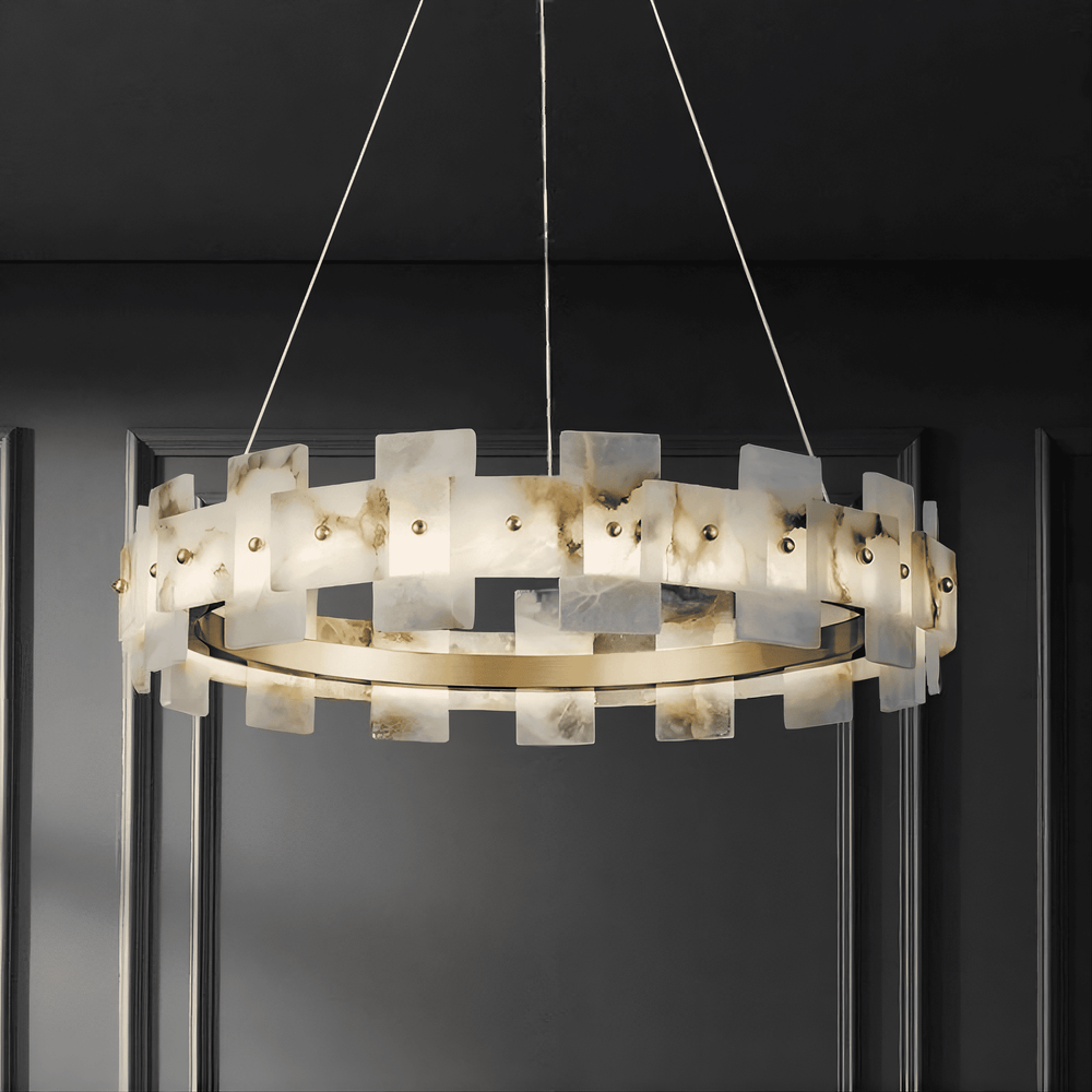 DEBORA B Ring Chandelier by Lampadom - side view