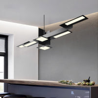 DEGAS Linear Chandelier by Lampadom - side view