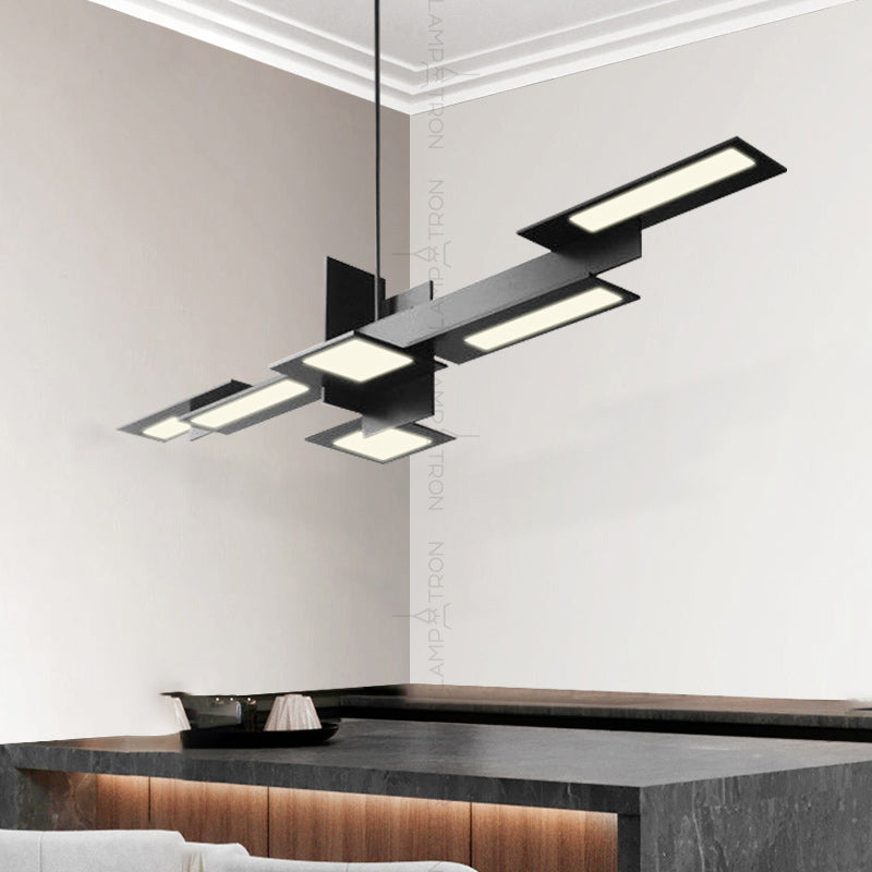 DEGAS Linear Chandelier by Lampadom - ambient shot