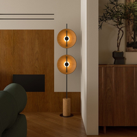 DELANO WOOD Floor Lamp by Lampadom - top view