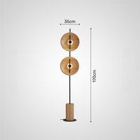 DELANO WOOD Floor Lamp by Lampadom - close-up