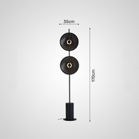 DELANO WOOD Floor Lamp by Lampadom - detail view