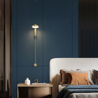 DENZIL LUX Wall Light by Lampadom - side view