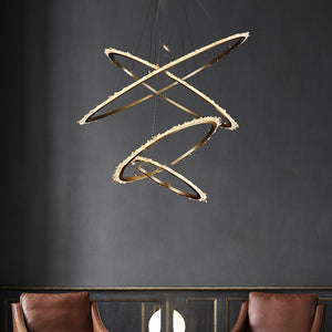 DEODORA LUX Ring Chandelier by Lampadom