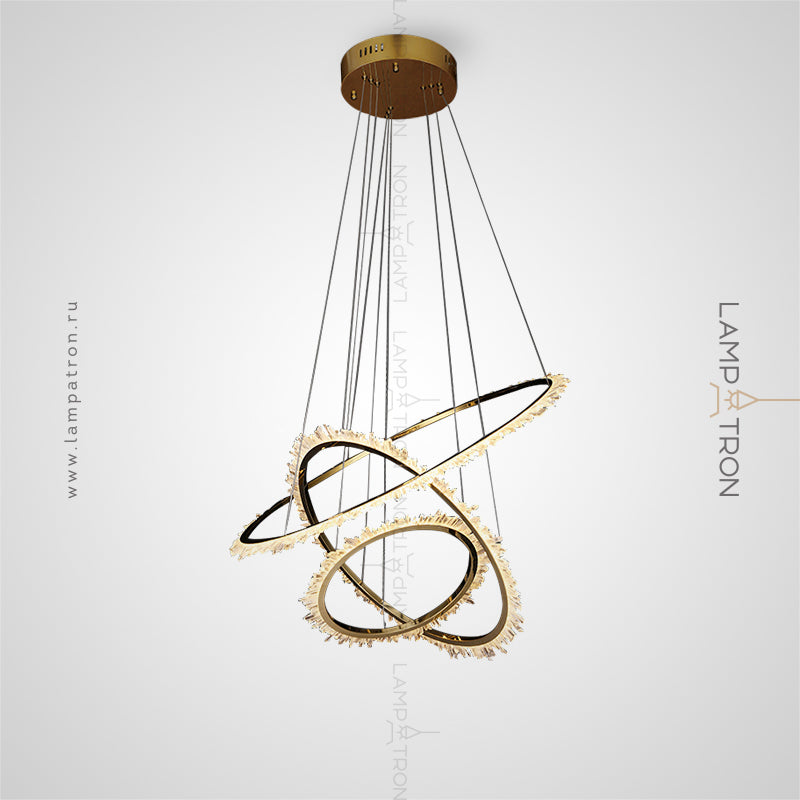DEODORA LUX Ring Chandelier by Lampadom - ambient shot