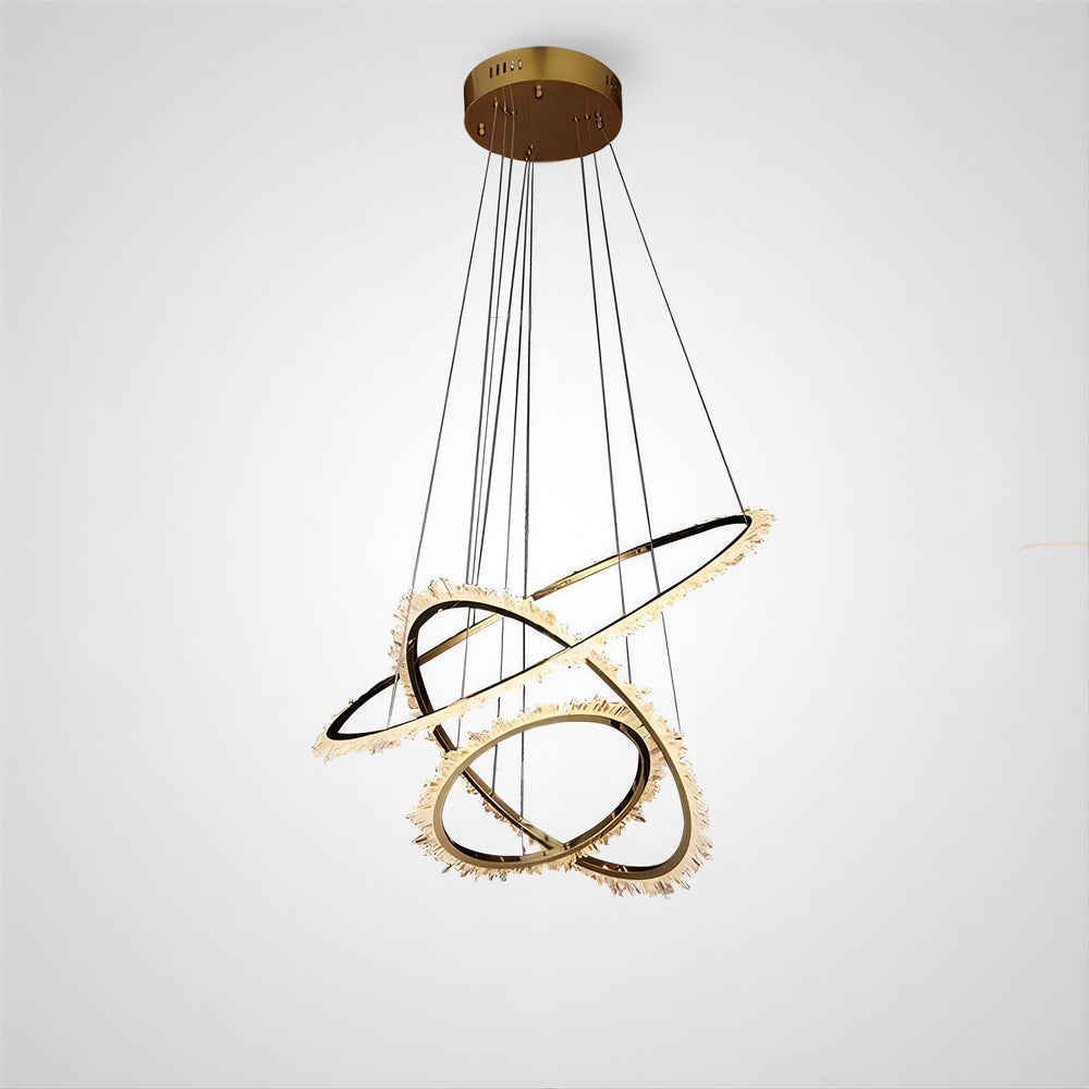 DEODORA LUX Ring Chandelier by Lampadom - scale reference