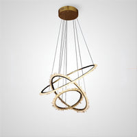 DEODORA LUX Ring Chandelier by Lampadom - scale reference