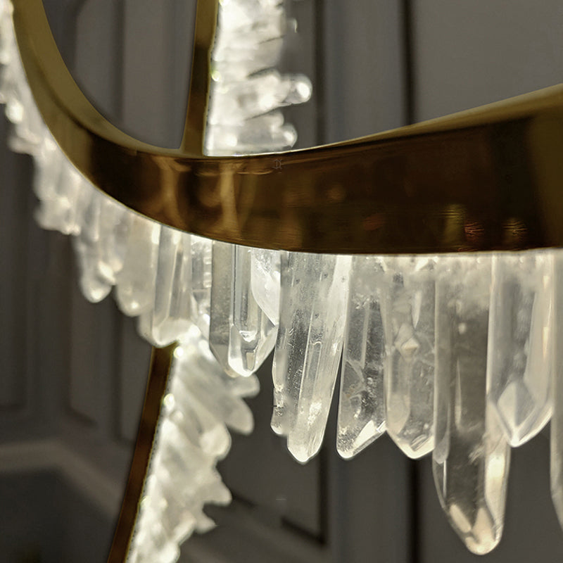 DEODORA LUX Ring Chandelier by Lampadom - close-up