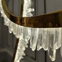 DEODORA LUX Ring Chandelier by Lampadom - close-up