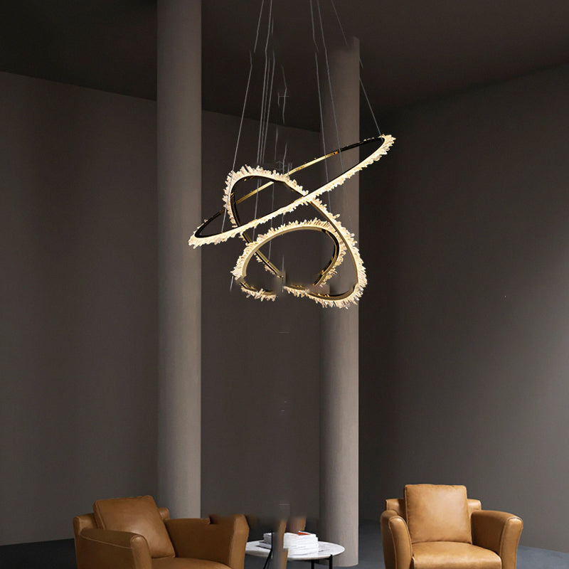 DEODORA LUX Ring Chandelier by Lampadom - detail view