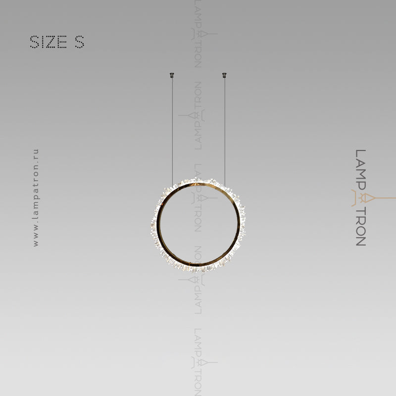 DEODORA Pendant by Lampadom - scale reference
