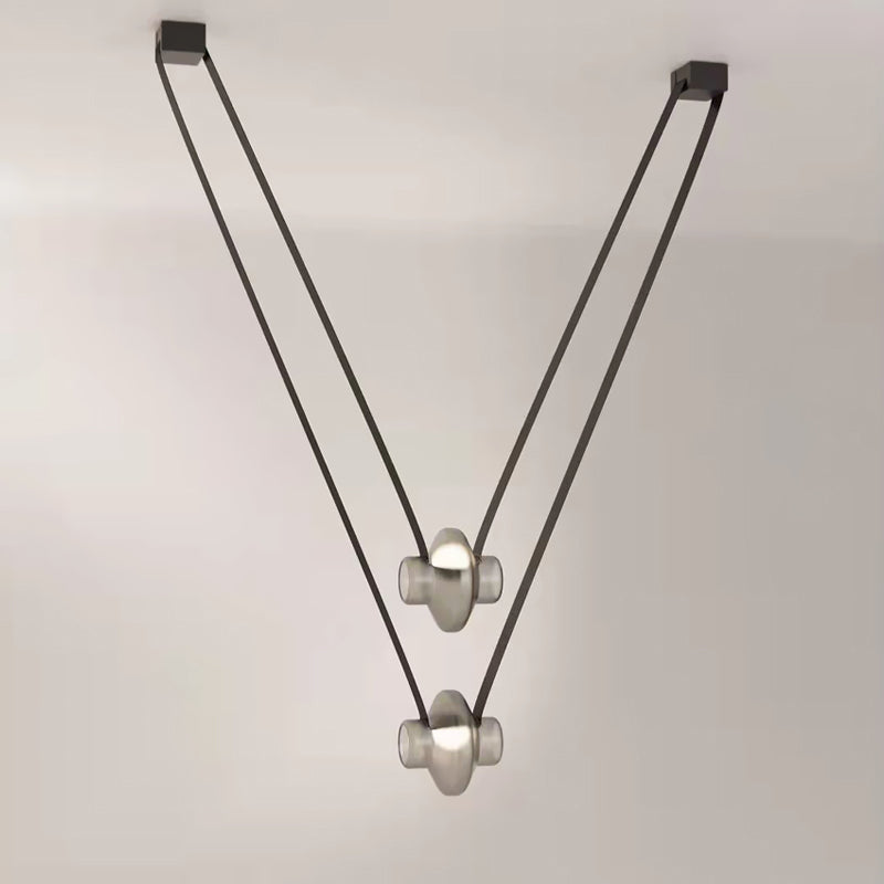 DEREK Pendant by Lampadom - side view