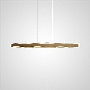 MALIKA Linear Chandelier by Lampadom