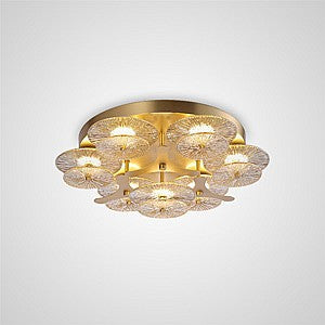 AGAPI GOLD Ceiling Chandelier by Lampadom