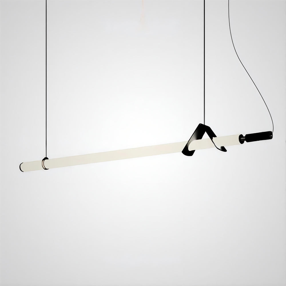 DELIA Linear Chandelier by Lampadom - close-up