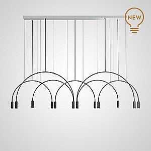 ARC Linear Chandelier by Lampadom