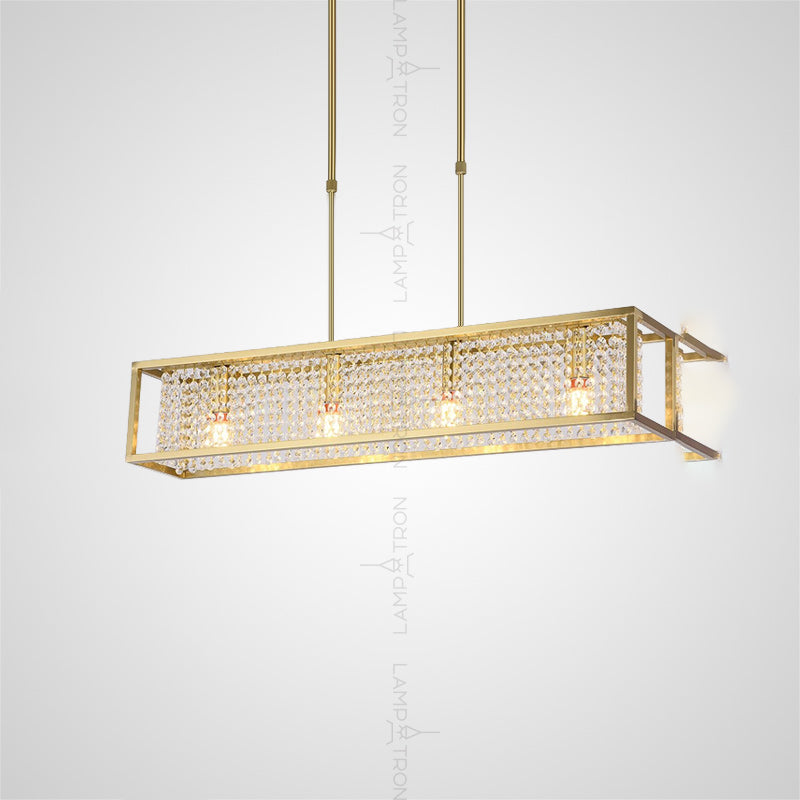 ARCTUR Linear Chandelier by Lampadom - scale reference