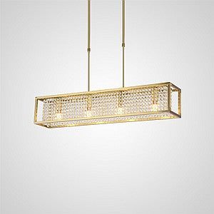 ARCTUR Linear Chandelier by Lampadom